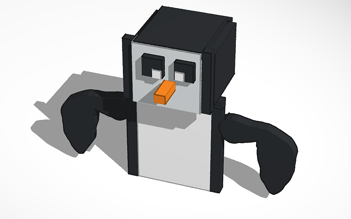 3D design penguin | Tinkercad