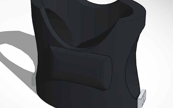 3D design vest 1 - Tinkercad