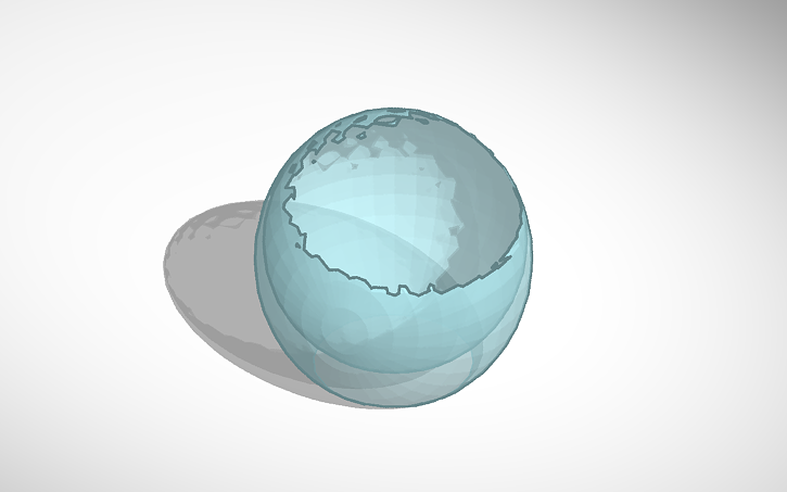 3D design Broken Glass - Tinkercad