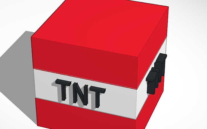 Minecraft Tnt Block Tinkercad