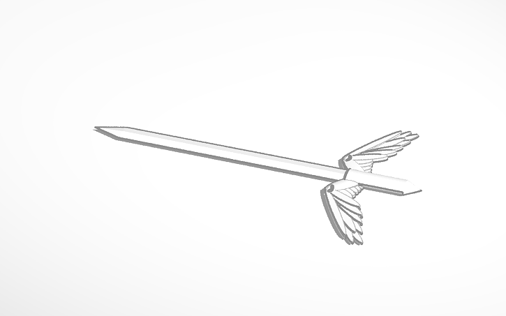 angelic sword drawing