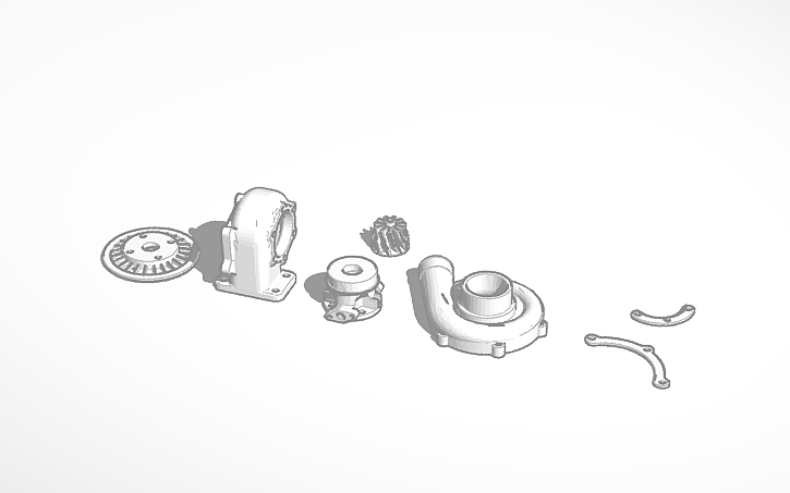 3D design Copy of turbo charger - Tinkercad