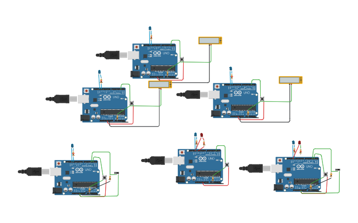 Circuit design Copy of Button | Tinkercad
