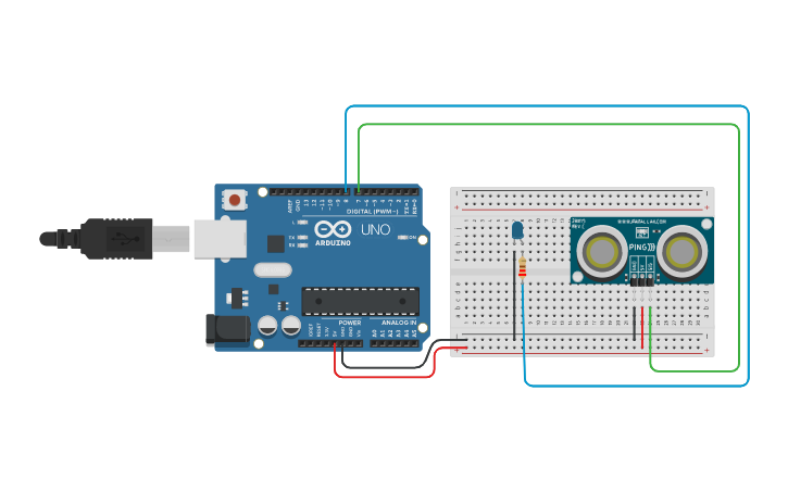 Circuit design sensor - Tinkercad