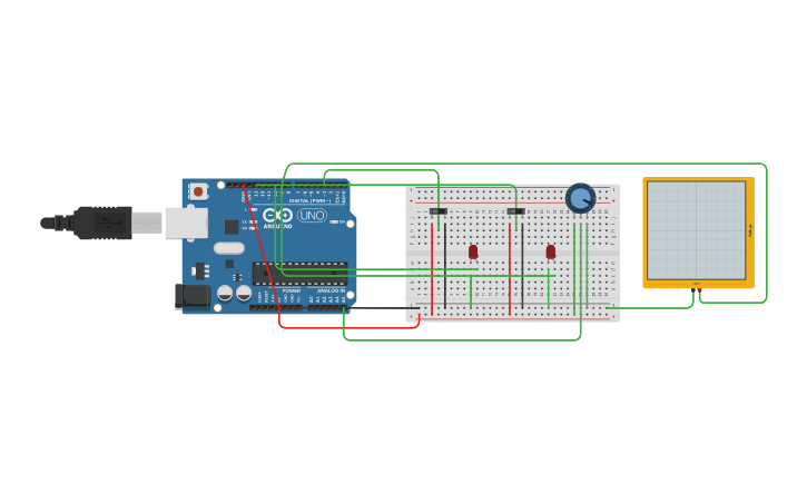 Program Design Headlights Circuit design Headlights - Tinkercad