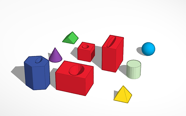 3D design Geometric shape | Tinkercad