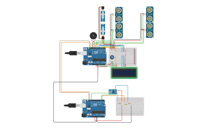 Circuit design Proyek SBK | Tinkercad