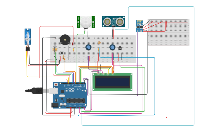 Circuit design Internet of Things(IoT) - Tinkercad