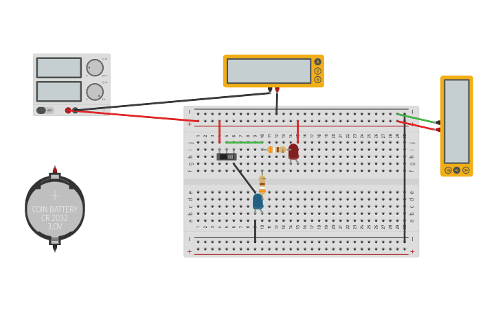 Circuit design trabajo de clase. | Tinkercad