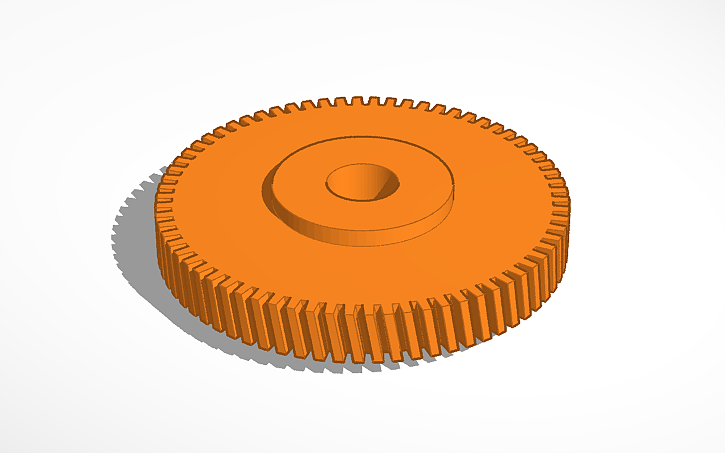 3D design gear - Tinkercad