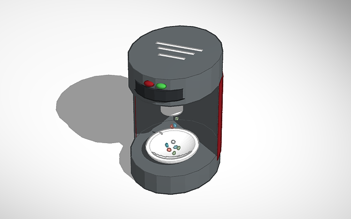 3D design Medicine Dispenser 2 - Tinkercad