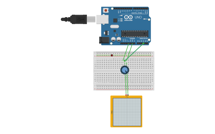Circuit design oscilloscope - Tinkercad