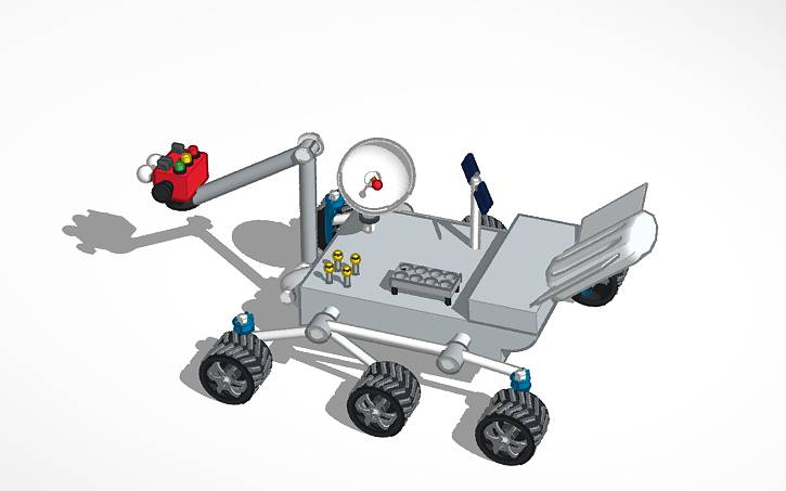 3D design Lesson8_Mars rover - Tinkercad