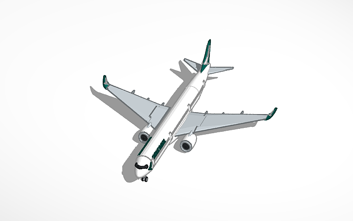 Cathay Pacific Airbus A350 1000 V2 Tinkercad
