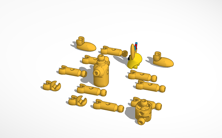 Spring foot trap, 3D CAD Model Library