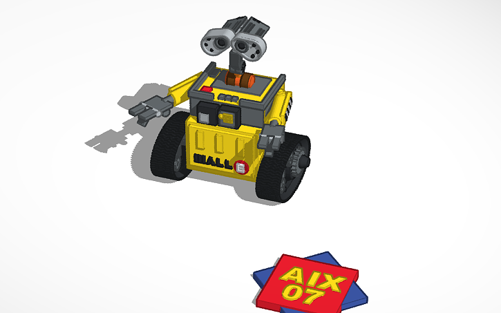 3D design РОБОТ WALL E - Tinkercad