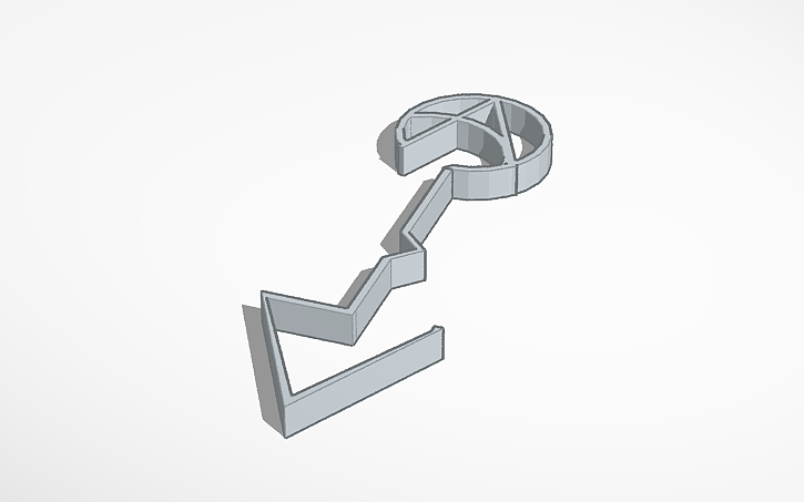 3D design Alpha Key Locke and Key - Tinkercad
