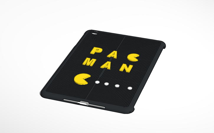 3D design Pac man ipad mini challenge | Tinkercad