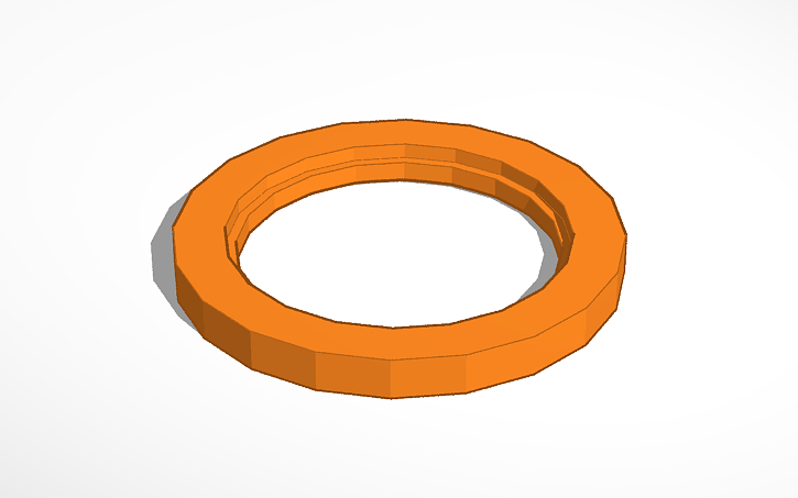 3D design Windsheild Wiper Linkage Bushing Ring - Tinkercad