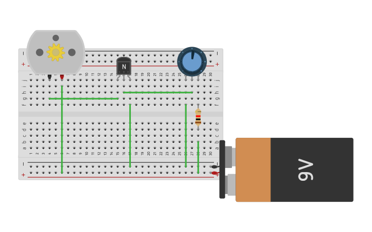 Circuit design DC Fan Speed Control | Tinkercad