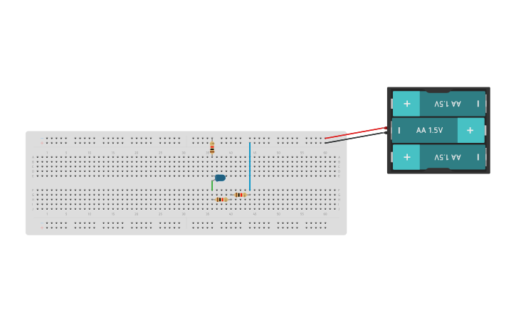 Circuit design Resistencias en paralelo - Tinkercad