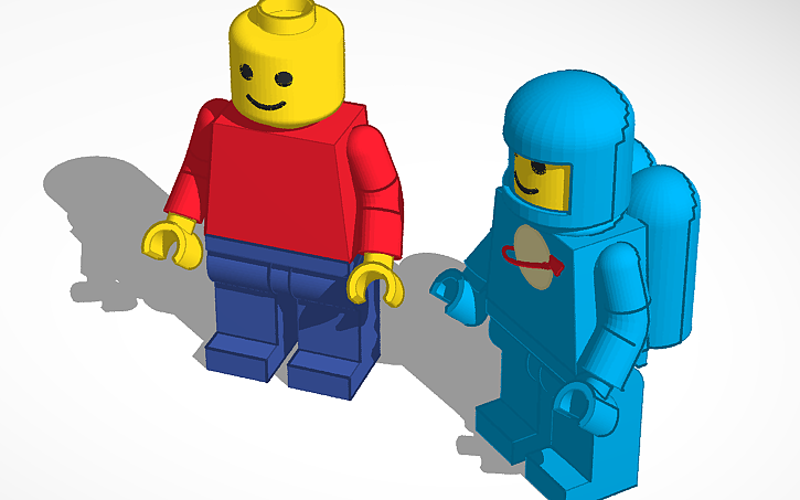 3D design Lego Man | Tinkercad