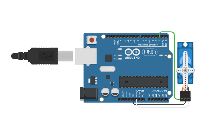 Circuit design 摆动 - Tinkercad