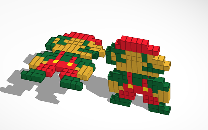 8 bit samus grid