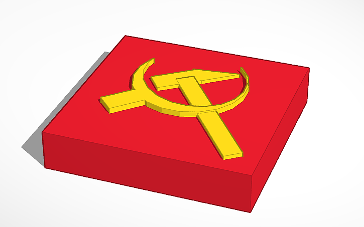 3D design soviet union - Tinkercad