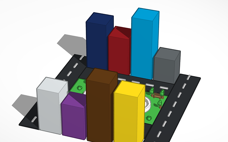 Ice Rink Cad 3D design City Ice Rink | Tinkercad