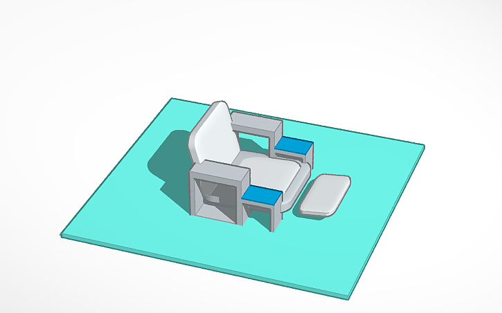 3D design MODERN SOFA CHAIR MINI | Tinkercad