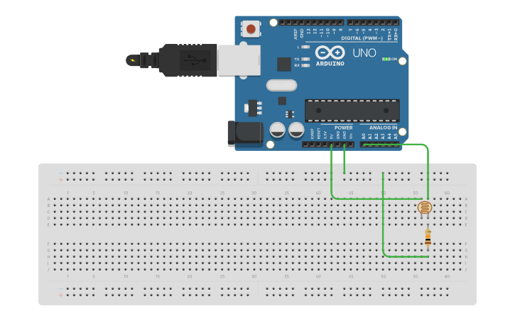 Circuit design Lector - Tinkercad