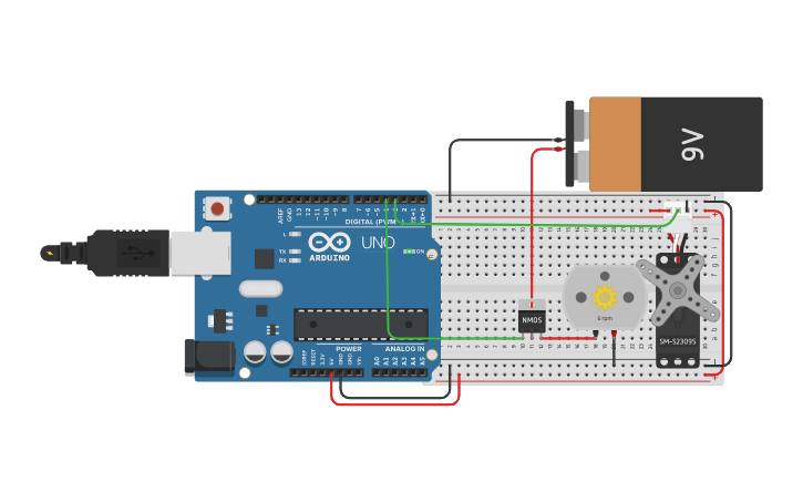 Circuit design at4 | Tinkercad