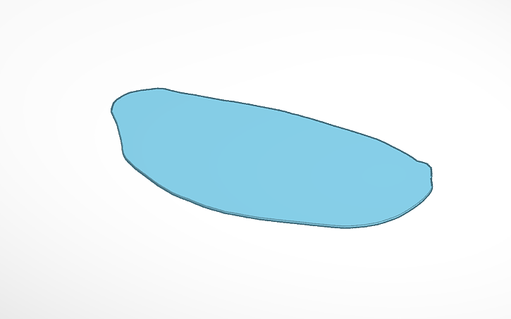 3D design bigger puddle - Tinkercad