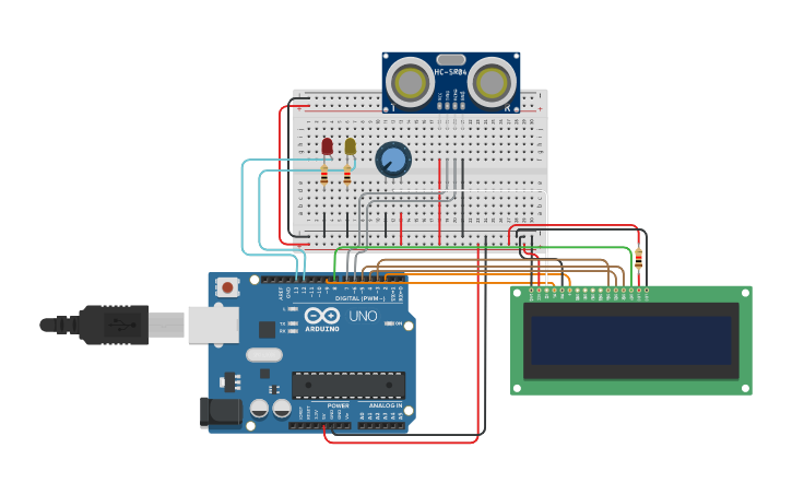 Circuit design Ejercicio2 (Lab) - Tinkercad