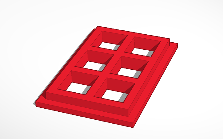 3D design Fenster 1 Modellbau - Tinkercad