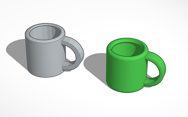 3D design Prototype Mugs - Tinkercad