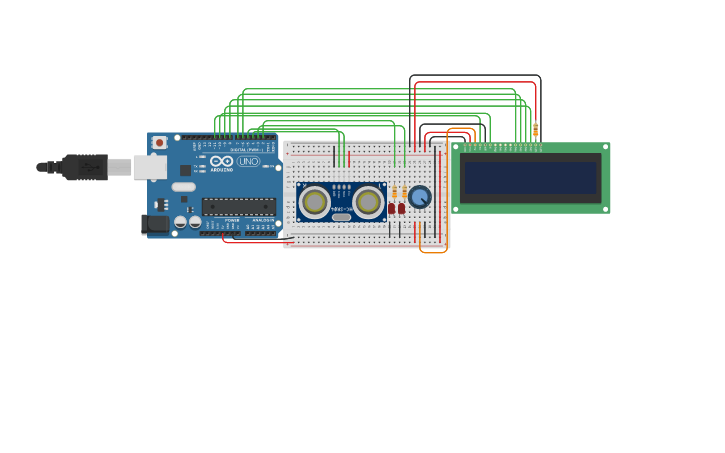 Circuit design Ultrasonido 01 - Tinkercad
