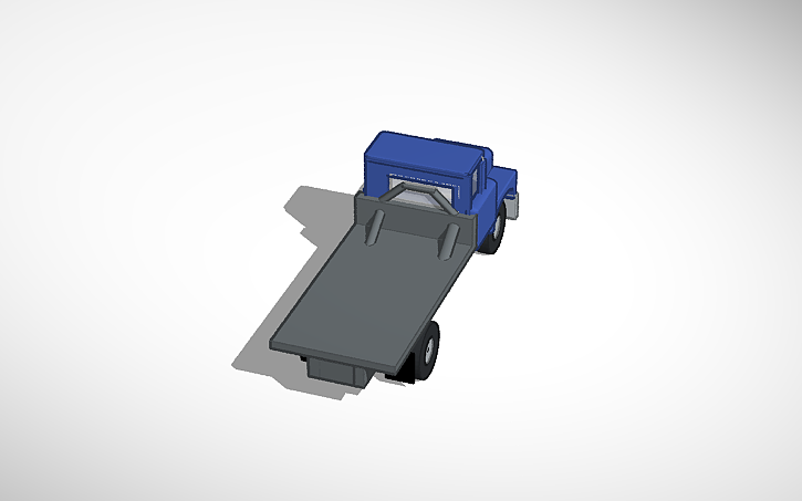 3D design loadstar flatbed truck - Tinkercad