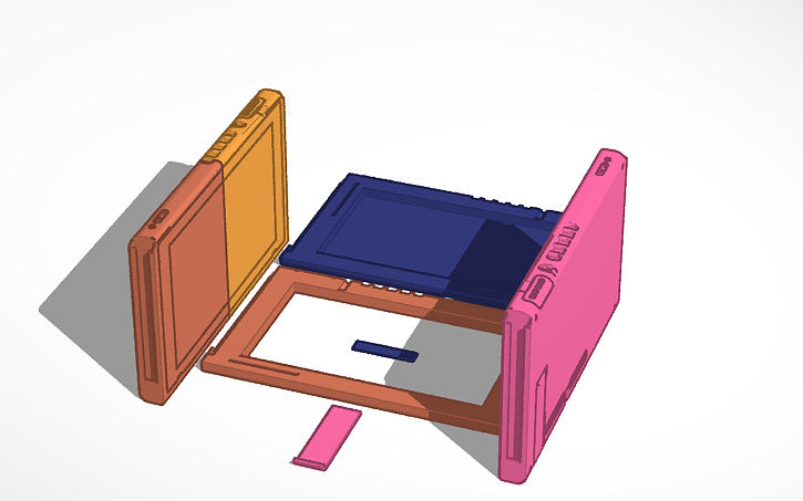 3D design Nintendo Switch Screen parts - Tinkercad