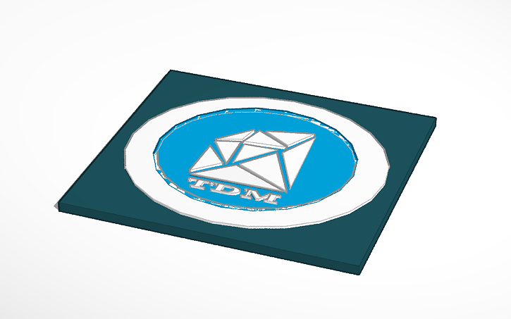 Mighty Dantdm Logo Tinkercad