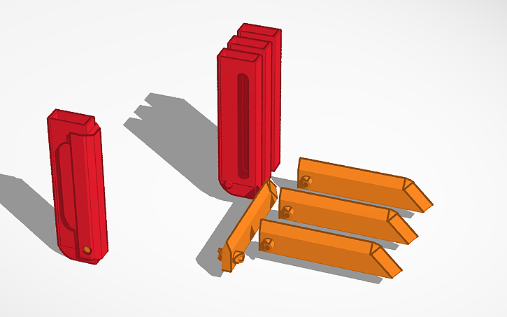 3D design Fidget Switchblade (Version 3) - Tinkercad
