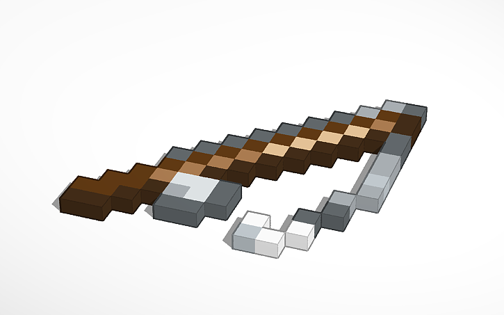 3D design minecraft fishing rod | Tinkercad