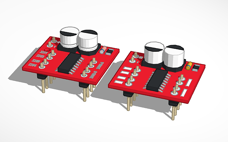 3D design Motor Mini Driver L298 - Tinkercad