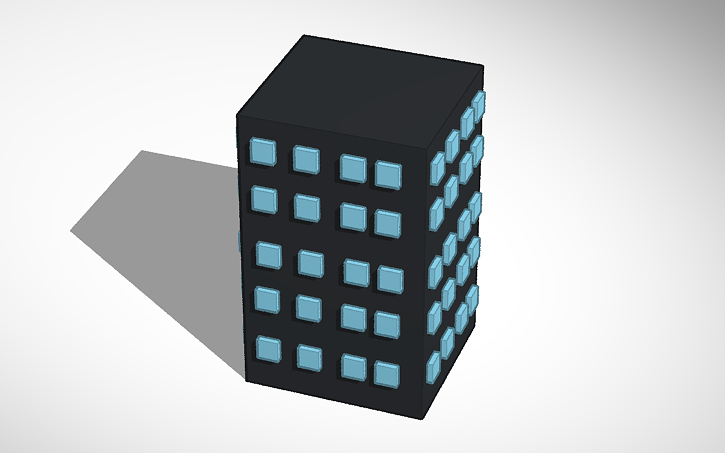 3D design Building - Tinkercad