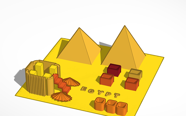 3D design Egypt 1 - Tinkercad