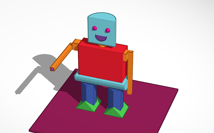 3D design robot - Tinkercad