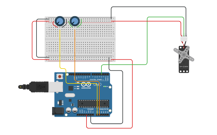 Circuit design Corona_tijd | Tinkercad