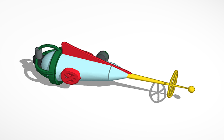 3D design Scribblezap! Tinkercad