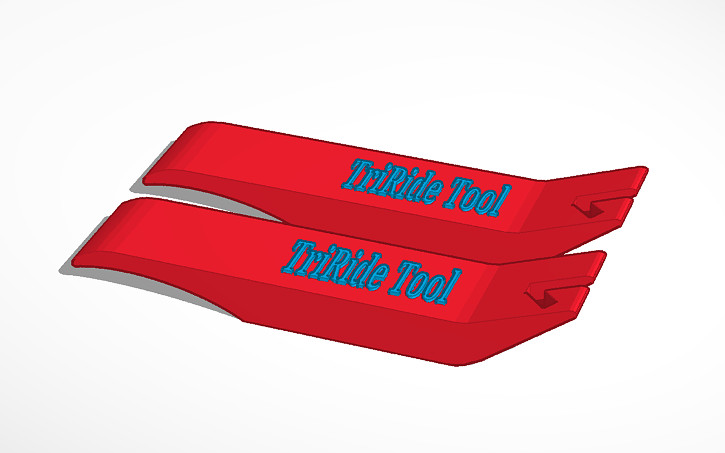 3D design Tire lever - Tinkercad